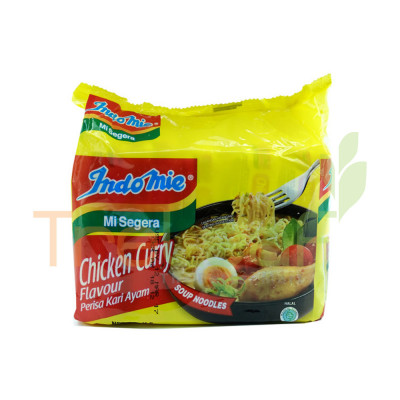 INDOMIE MI SEGERA CHICKEN CURRY FLAVOUR 8(74GX5'S)