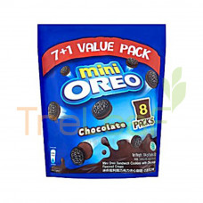 KRAFT OREO MINI M/PACK CHOCOLATE 16(23GX8)