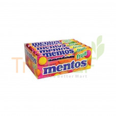 MENTOS ROLL MIX FRUIT 8(37GX24)