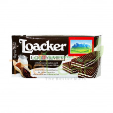 LOACKER COCOA & MILK WAFER (45GX25)