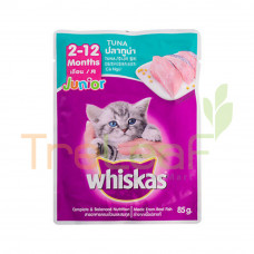 WHISKAS POUCH KITTEN TUNA (85GM)