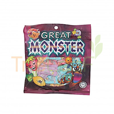 BEARDY GREAT MONSTER CANDY (100GX24)