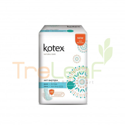 KOTEX NAT CARE MAXI NW A/BACTERIA  - 80104