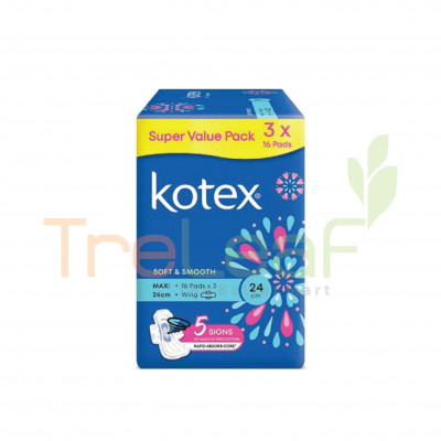 KOTEX SS MAX WG 24CM