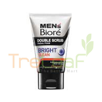 MENS BIORE FF DOUBLE SCRUB BCLEAN 50GM - 285305