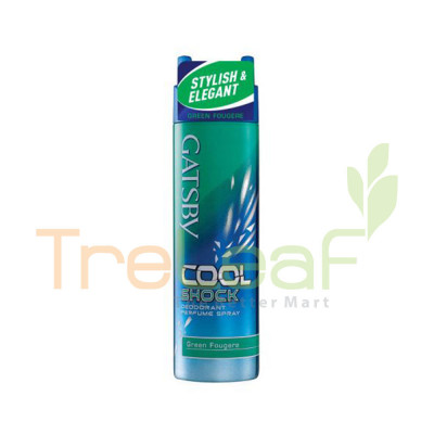 GATSBY DEODORANT PERFUME SPRAY GREEN FOUGERE (175ML)