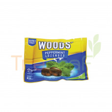 WOODS' PEPPERMINT LOZENGES PERMEN FLAV EXTRA STRONG 15GM 15'S