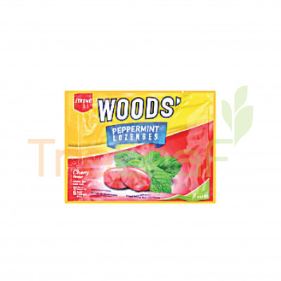 WOODS' PEPPERMINT LOZENGES CHERRY 15GM 15'S