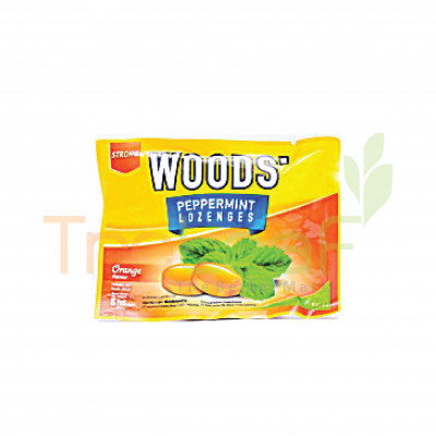 WOODS' PEPPERMINT LOZENGES ORANGE 15GM 15'S
