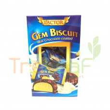 LACTOR GEM BISCUIT MILK CHOCO COATED (48X50G)