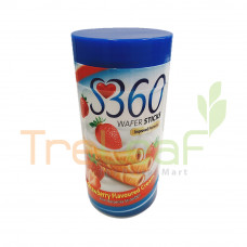 S360 WAFER STICKS STRAWBERRY (180GX24)