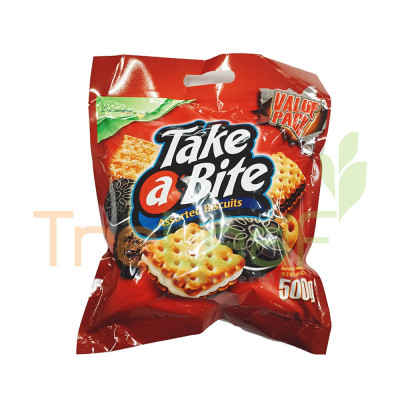 SAMUDRA TAKE A BITE ASST.BISKUT (500GX12) NEW