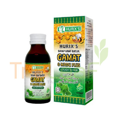 HURIX'S SIRAP UBAT BATUK GAMAT & MADU PLUS (60ML)