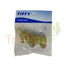 FIFFY ISOPRENE RUBBER TEAT L 3'S