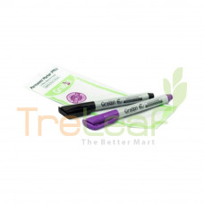 STATIONERY GRABBIT PERMANENT MARKER FO-PM02 BLK&PURPLE *GRAB-MK-PM02-BKPU