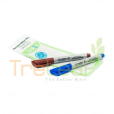 STATIONERY GRABBIT PERMANENT MARKER FO-PM02 BLUE&BROWN *GRAB-MK-PM02-BLBR