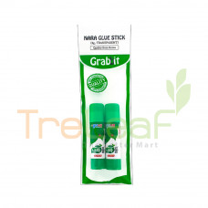 STATIONERY GRABBIT NARA GLUE STICK TRANSPARENT COLOR *GRAB-GL-YR1301