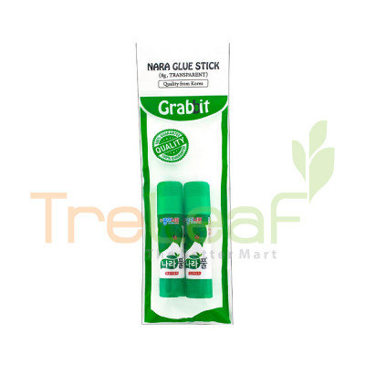 STATIONERY GRABBIT NARA GLUE STICK TRANSPARENT COLOR *GRAB-GL-YR1301