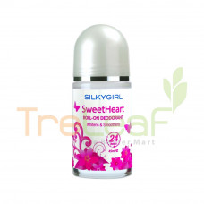 SILKY GIRL DEODORANT ROLL ON SWEET HEART (45ML)*DG0200