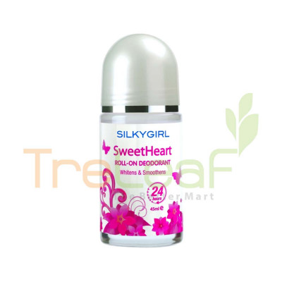SILKY GIRL DEODORANT ROLL ON SWEET HEART (45ML)*DG0200