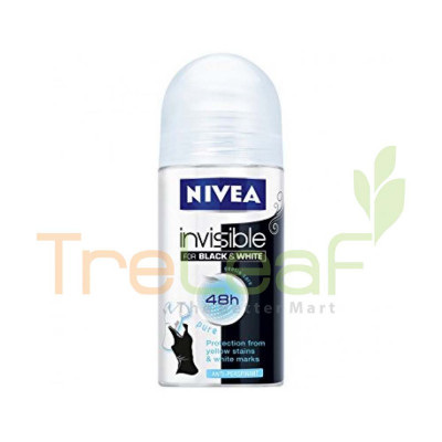 NIVEA DEO. ROLL ON (F) BLACK&WHITE TP (50ML)-82240