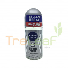 NIVEA DEO. ROLL ON (M) SILVER PROTECT RM7.90 (50MLX24)-83778