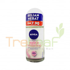 NIVEA DEODORANT ROLL ON EXTRA WHITENING RM8.50 (50ML) *83747