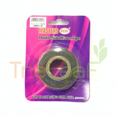 STATIONERY MAS. D/S FOAM TAPE-BK 18X1M MAS-DSF1801B