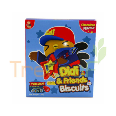 DIDI & FRIENDS BISCUITS CHOCOLATE (50GX36)