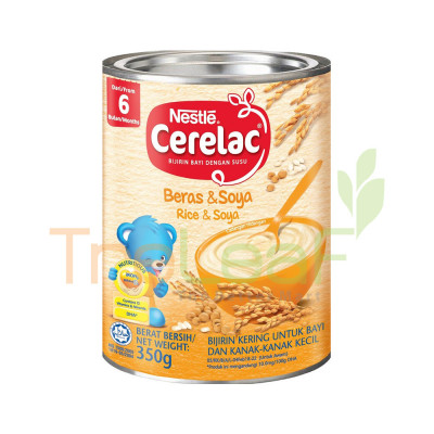 NESTLE CERELAC RICE SOYA CNT 350GM