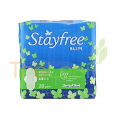 STAYFREE COTTONY SOFT SLIM WING TWIN PACK