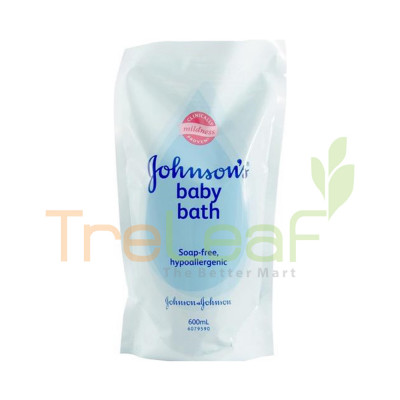 JOHNSON BABY BATH REG REFILL PACK 600ML