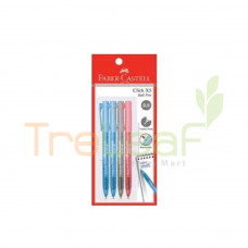 STATIONERY S/CLICK B/PEN 0.5 4'S MIX 142504