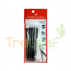 STATIONERY FC CLICK X5 B/PEN 0.5 4S-BK