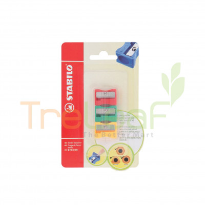 STATIONERY JUMBO SHARPENER BLISTER (4562BL3)