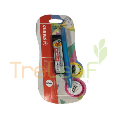 STATIONERY STABILO M/PENCIL 0.5 6635-BL-2B