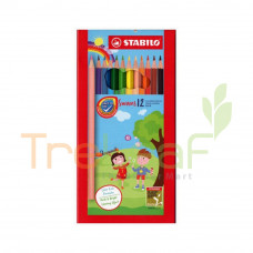 STATIONERY RAINBOW C/PENCIL SWANS PJG 12 (1877R)