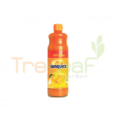 SUNQUICK ORANGE JUMBO WFO 840ML FOC GLASS