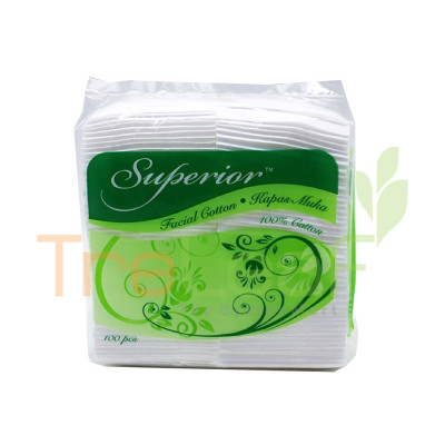 SUPERIOR  FACIAL COTTON 60(100'SX2)