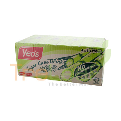 YEO'S SUGAR CANE 4(250MLX6)