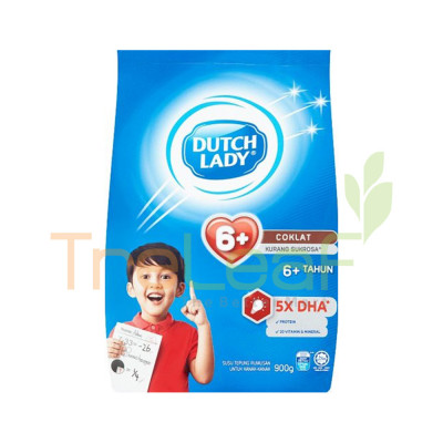 DUTCH LADY PWD GUM 6+ CHOC 900GM