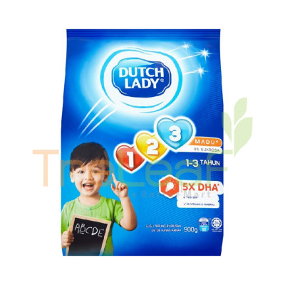 DUTCH LADY PWDR GUM 123 HNY (600GX12)