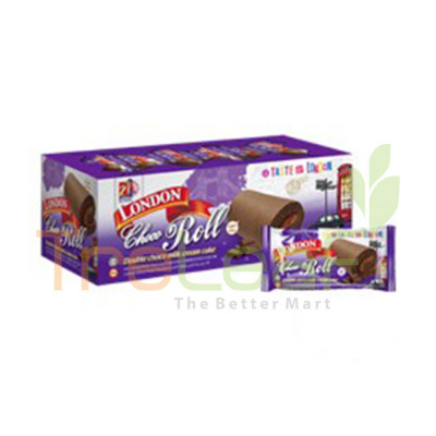 LONDON SWISS ROLL DOUBLE CHOCO MILK CREAM FLAVOUR 18GM