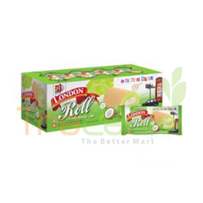 LONDON SWISS ROLL COCONUT PANDAN FLAVOUR 18GM