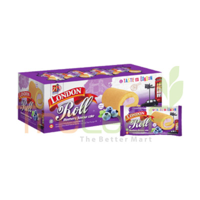LONDON SWISS ROLL BLUEBERRY FLAVOUR 18GM