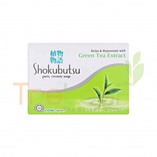 SHOKUBUTSU BAR SOAP GREEN TEA EXTRACT (90GM)