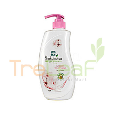 SHOKUBUTSU S/FOAM SAKURA WHITENING (650ML)