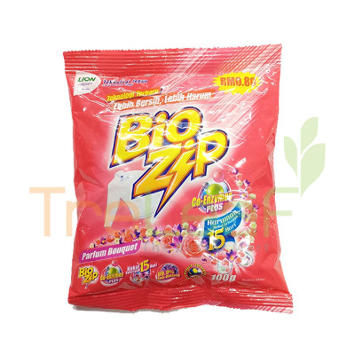 BIO ZIP DET PWD PARFUM BOUQUET (100GX144) RM0.80