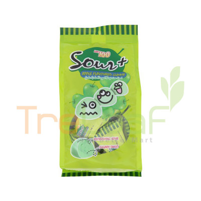 LOT 100 SOUR + APPLE FLOVOURED GUMMY (100GX24)