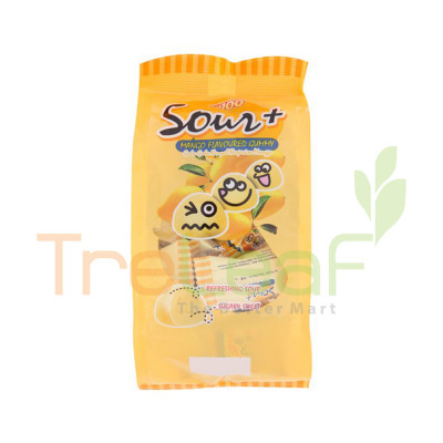 LOT 100 SOUR+ MANGGO FLAVOURED GUMMY (100GMX24)